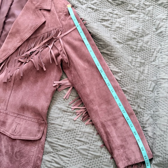 Vintage TOGETHER! Brown Suede Fringe Coat - Picture 8 of 10